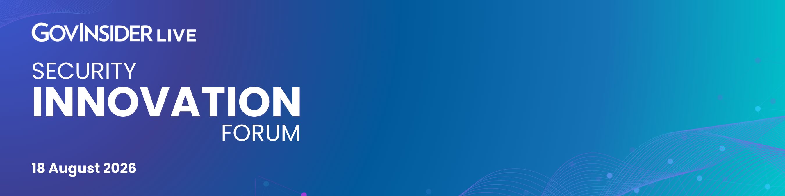 event banner for Security Innovation Forum